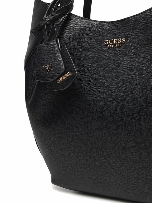 AMORETTE Schultertasche mit Clutch SCHWARZ - Damentaschen