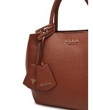 GUESS AMORETTE Handtasche mit Schulterriemen COGNAC - Damentaschen - 3