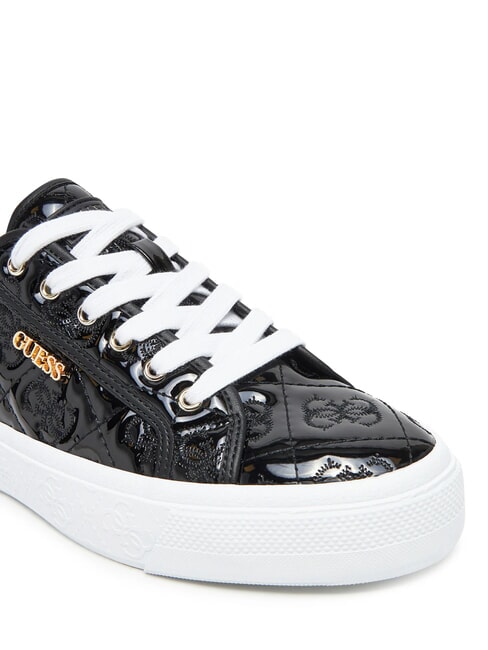 JLOVE Gl&auml;nzende Turnschuhe SCHWARZ - Damenschuhe