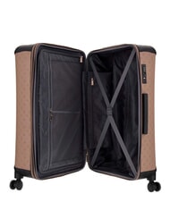 GUESS WILDER 28 Gro&szlig;er Einkaufswagen Logo in dunklem Taupe - Harte Trolleys - 2