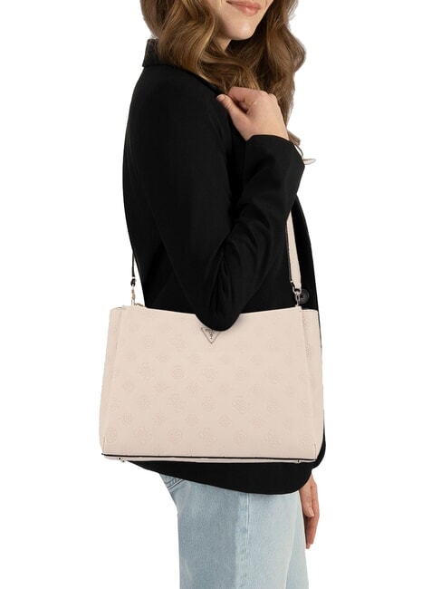 TISHA Handtasche mit Schulterriemen Stein-Logo - Damentaschen