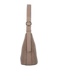 GUESS CRESIDIA Beuteltasche mit Clutch Logo in dunklem Taupe - Damentaschen - 3