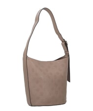 GUESS CRESIDIA Beuteltasche mit Clutch Logo in dunklem Taupe - Damentaschen - 4