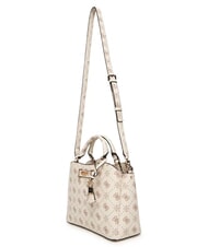 GUESS SILIA Handtasche mit Schultergurt Vanille-Logo - Damentaschen - 4