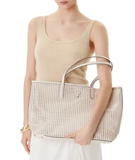 GUESS BRIGITTA Gewebte Einkaufstasche mit Clutch H&uuml;lse - Damentaschen - 7