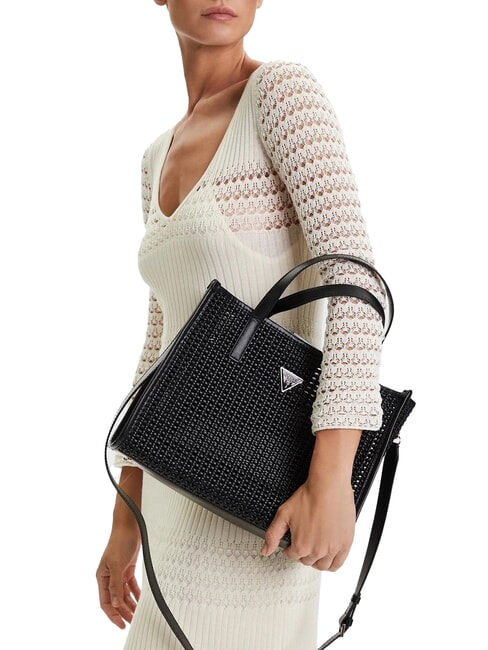 BRIGITTA Handtasche mit Schulterriemen SCHWARZ - Damentaschen