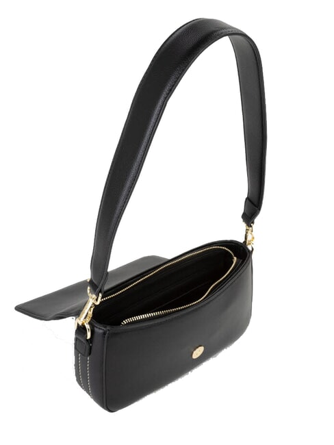 AURY RE Schultertasche mit Schultergurt Schwarz - Damentaschen