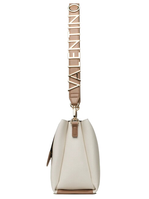 ALEXIA Tasche mit Metalllogo am Schultergurt wei&szlig;/Leder - Damentaschen