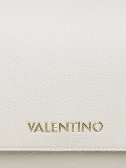 ALEXIA Tasche mit Metalllogo am Schultergurt wei&szlig;/Leder - Damentaschen