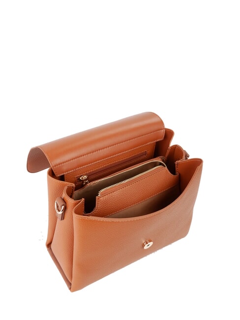 ALEXIA Tasche mit Metalllogo am Schultergurt Leder - Damentaschen