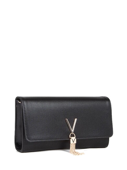 DIVINA Schulter-Clutch aus Metall schwarz/gold - Damentaschen