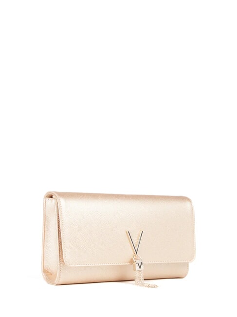 DIVINA Schulter-Clutch aus Metall Gold - Damentaschen