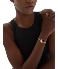 GUESS DAKTARI Armband mit Medaille Gelbgold/Schwarz - Armb&auml;nder - 2