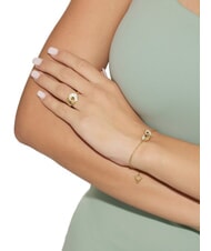 GUESS BLOOMING SUMMER Armband mit zwei ineinander verschlungenen Kreisen gelbes Gold - Armb&auml;nder - 2