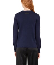 JOHN RICHMOND PARANA Lurex-Cardigan mit Rundhalsausschnitt Blau - Damenpullover - 2