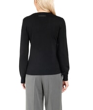 JOHN RICHMOND PARANA Lurex-Cardigan mit Rundhalsausschnitt - Damenpullover