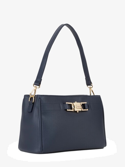 ALINA RE Schultertasche mit Schultergurt Blau - Damentaschen