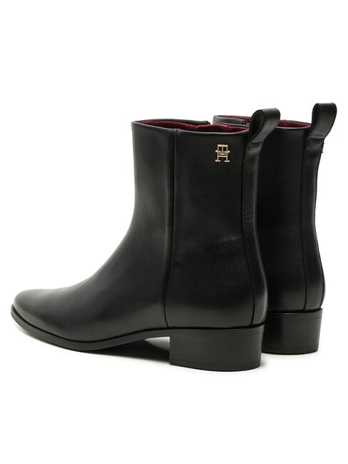 TH  Stiefeletten aus Leder Schwarz - Damenschuhe