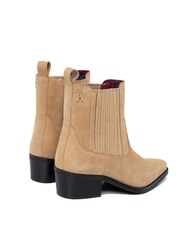 TOMMY HILFIGER TH SUEDE COWBOY Wildleder-Stiefeletten im Texan-Stil khaki - Damenschuhe - 4