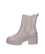 TOMMY HILFIGER TH Lederstiefeletten mit mittelhohem Absatz grau - Damenschuhe - 3