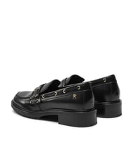 TOMMY HILFIGER CHUNKY NAUTICAL EYELETS  Ledermokassins Schwarz - Damenschuhe - 5