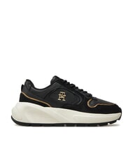 TOMMY HILFIGER CHUNKY FASHION Ledersneakers Schwarz - Damenschuhe - 2