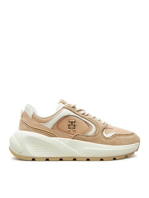 CHUNKY FASHION Ledersneakers Rosa - Damenschuhe