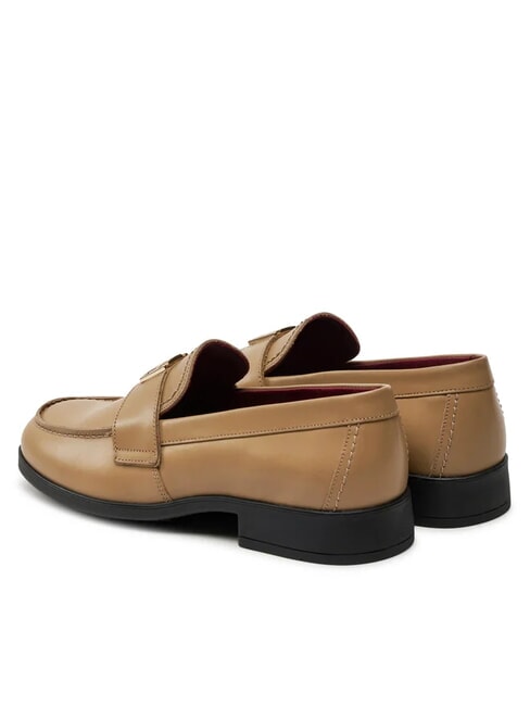 THE LEATHER CLASSIC Damen-Lederslipper khaki - Damenschuhe