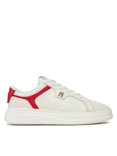 POINTY COURT Ledersneakers Wei&szlig; - Damenschuhe