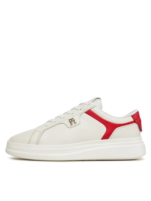 POINTY COURT Ledersneakers Wei&szlig; - Damenschuhe