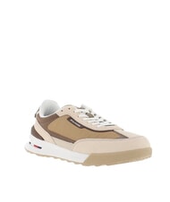TOMMY HILFIGER RETRO RUNNER Sneaker aus Leder und Stoff Beige - Herrenschuhe - 3