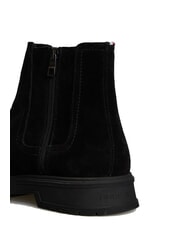 TOMMY HILFIGER HILFIGER SUEDE Wildleder-Ankle-Boots mit Rei&szlig;verschluss Schwarz - Herrenschuhe - 5