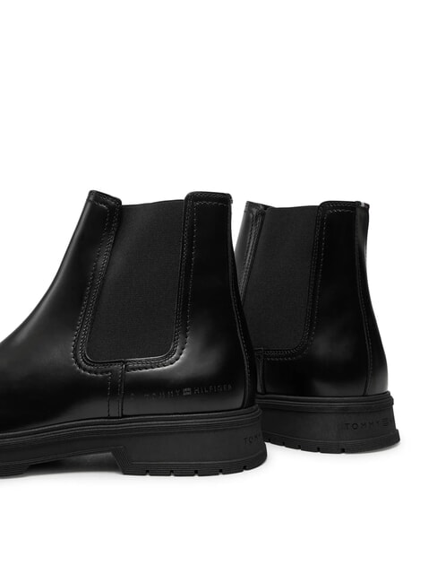 HILFIGER ABRASIV WAR Chelsea-Stiefeletten aus Leder Schwarz - Herrenschuhe