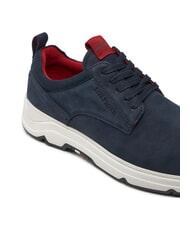 TOMMY HILFIGER HILFIGER NUBUCK MIX Sneaker aus Nubukleder Blau - Herrenschuhe - 3