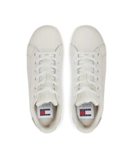 TOMMY HILFIGER TOMMY JEANS Flatform Hohe Turnschuhe Ecru - Damenschuhe - 4