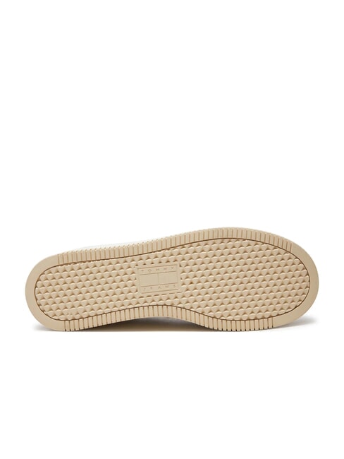 TOMMY JEANS Flatform Hohe Turnschuhe Ecru - Damenschuhe
