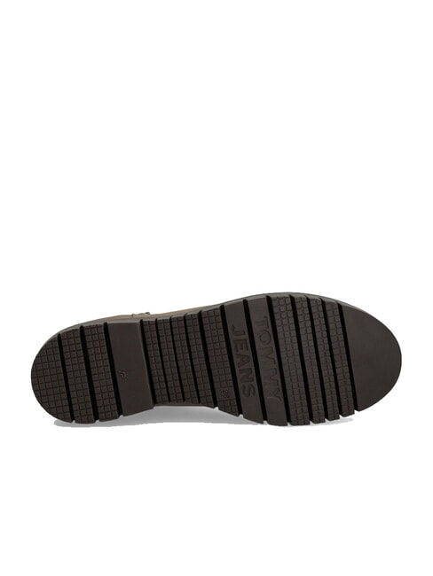 TH JEANS Stiefeletten aus Nubukleder khaki - Damenschuhe