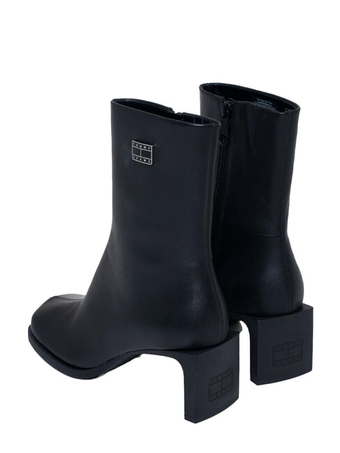 THE SOHO Stiefeletten mit eckiger Spitze und Absatz Schwarz - Damenschuhe