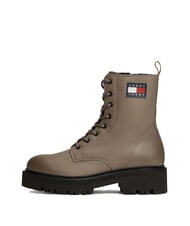 TOMMY HILFIGER TOMMY JEANS Urban Lace Up Stiefeletten aus Leder grau - Damenschuhe - 2