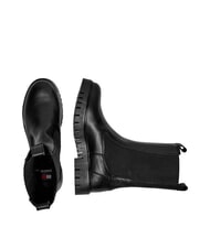 TOMMY HILFIGER TH JEANS Lederstiefeletten Schwarz - Damenschuhe - 3