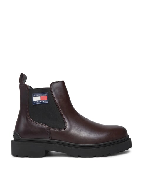 TOMMY JEANS CHELSEA LEATHER  Stiefeletten aus Leder braun - Herrenschuhe