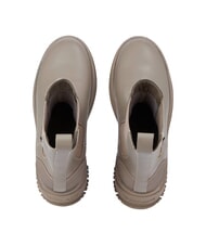 TOMMY HILFIGER TH JEANS  Hohe Stiefeletten aus Leder grau - Damenschuhe - 5