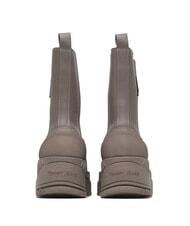 TOMMY HILFIGER TH JEANS  Hohe Stiefeletten aus Leder grau - Damenschuhe - 6