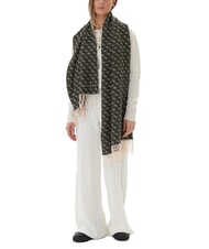 GUESS 4G LOGO Fransenschal SCHWARZ - Schals - 2