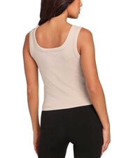 GUESS TRIANGLE PATCH Tanktop Smash Taupe - T-Shirts und Tops f&uuml;r Damen - 2