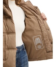 GUESS NEW DAISY Daunenjacke mit Kapuze gewaschenes Taupe-Multi - Daunenjacken f&uuml;r Damen - 4