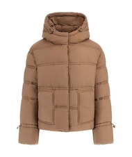 GUESS NEW DAISY Daunenjacke mit Kapuze gewaschenes Taupe-Multi - Daunenjacken f&uuml;r Damen - 5