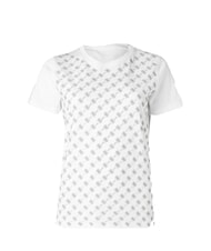 GUESS ALLOVER Baumwoll-T-Shirt purwei&szlig; - T-Shirts und Tops f&uuml;r Damen - 2