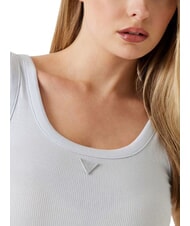 GUESS TRIANGLE PATCH Tanktop purwei&szlig; - T-Shirts und Tops f&uuml;r Damen - 3