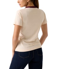 GUESS COLLEGE Baumwoll-T-Shirt Pfirsich-Pfingstrosen - T-Shirts und Tops f&uuml;r Damen - 2